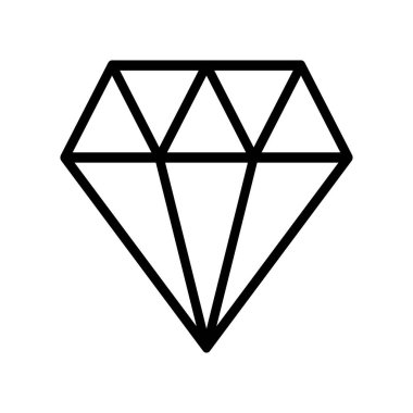 Elmas lüks taş izole edilmiş simge