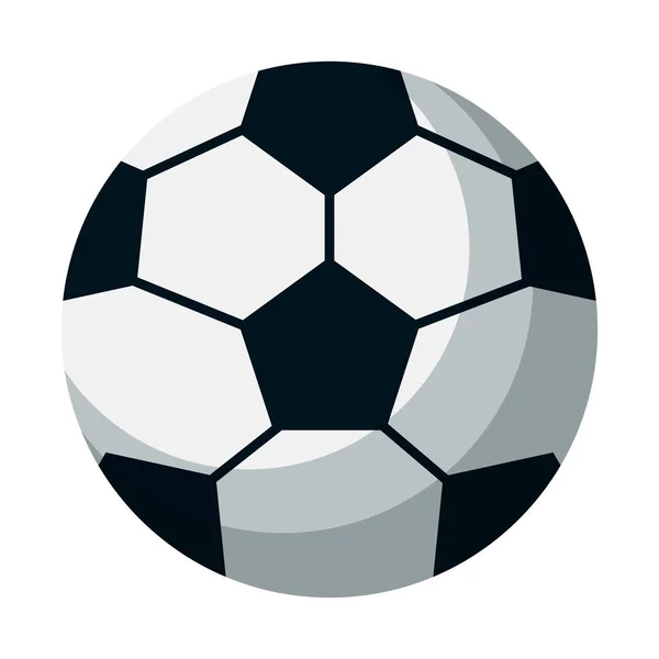 Soccer sport balloon isolated icon — Stock Vector
