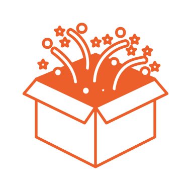 Havai fişeklerle dolu kutu kutusu.