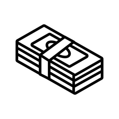 fatura para dolar izole simge