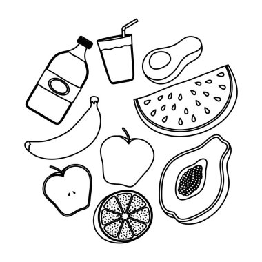 sağlıklı yaşam biçimi simgeleri