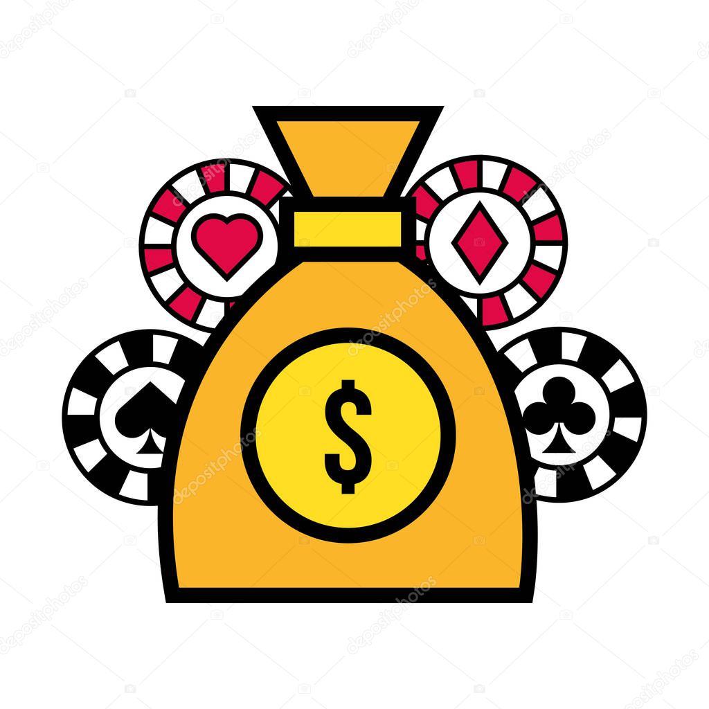Casino chips vector game Casino chips vector game
