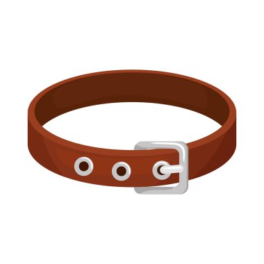 Köpek izole edilmiş simge tasması