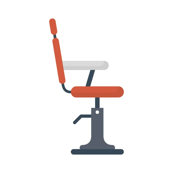 Barbería silla aislado icono — Archivo Imágenes Vectoriales