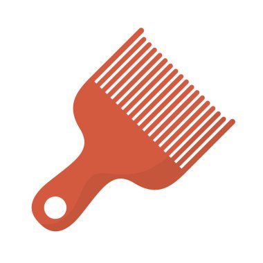 tarak makyaj aksesuarı izole edilmiş simge