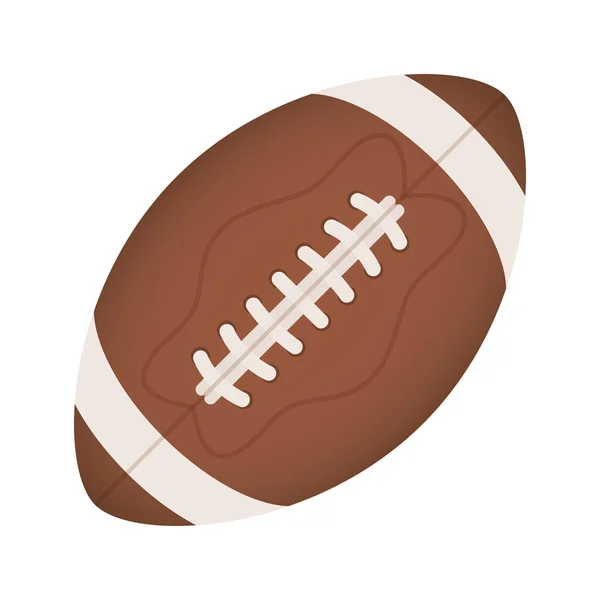Ballon de football américain icône de sport — Image vectorielle