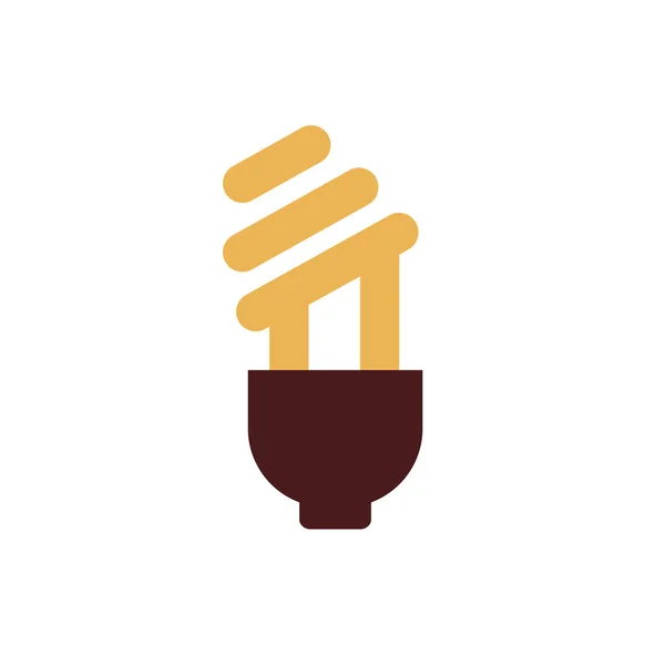 Ecology bulb light energy icon — Stock Vector
