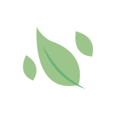 Yapraklar bitki ekolojisi izole ikonu