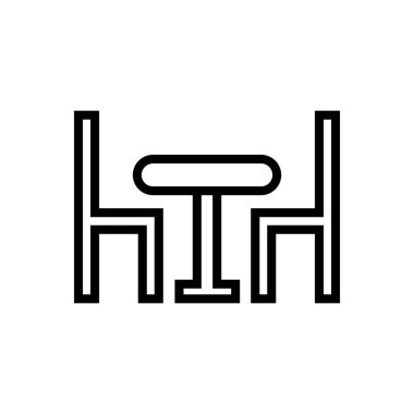 table with chairs dinningroom line style