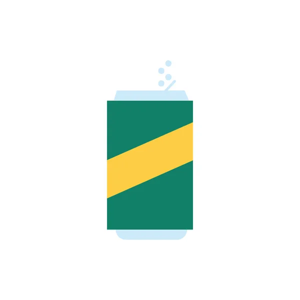 Soda can beverage isolated icon — ストックベクタ