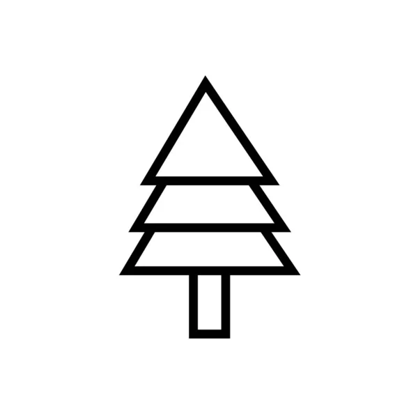 Икона в стиле сосновых деревьев — стоковый вектор