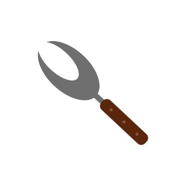 fork bbq cutlery isolated icon
