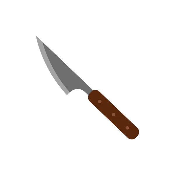 Knife bbq tool isolated icon — Stock Vector