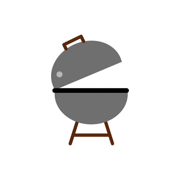 Піч барбекю аксесуар ізольована іконка — стоковий вектор