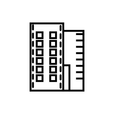 ön cephe oluşturma simgesi izole edildi