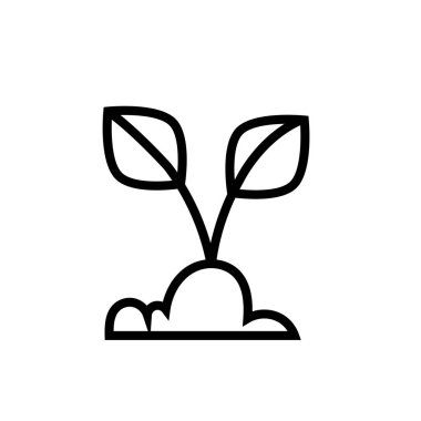 house plant cultivating line style