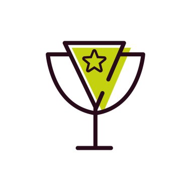 kupa ödülü izole edilmiş simge