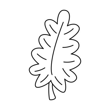 Yaprak doğası ekoloji çizgi biçimi simgesi