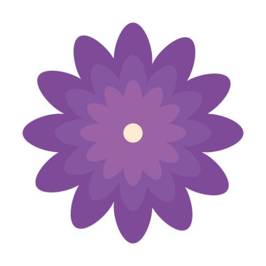 Şirin çiçek doğa izole edilmiş ikon