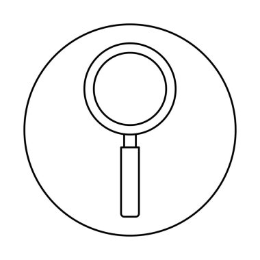 Dairesel çerçevede büyüteç