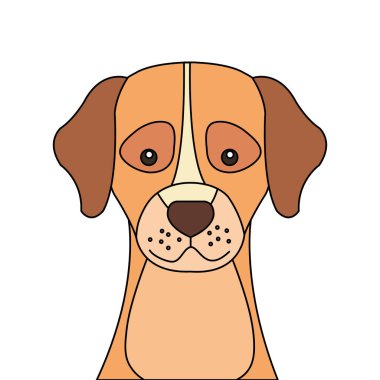 sevimli hayvan izole köpek simge