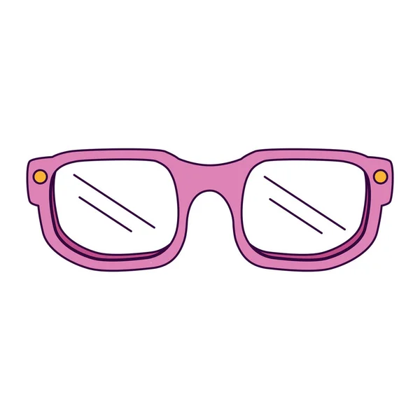 Cute eyeglasses vision optical icon — Stock Vector