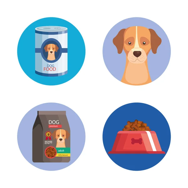 Bundel van Pet Shop iconen — Stockvector