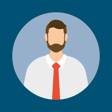 Zarif iş adamı karakter simgesi