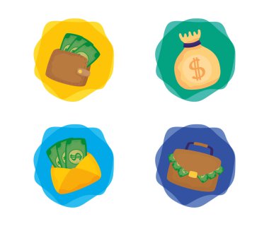 bundle of tax day set icons