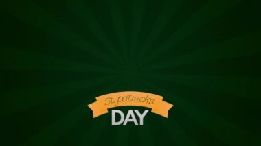 st patricks day animated card with elf character