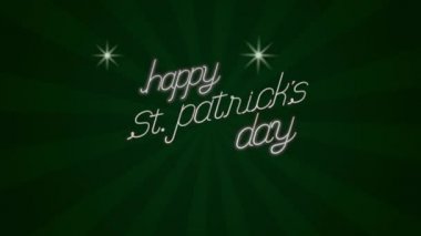 st patricks day animated card with beers