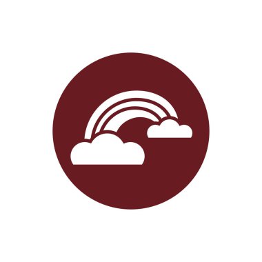 cute rainbow spring block style