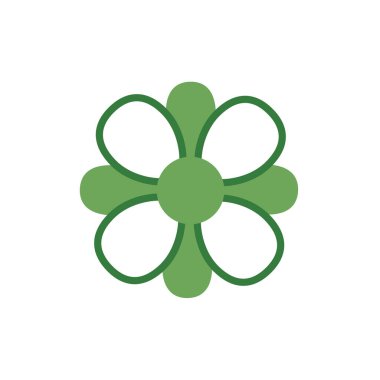 Şirin çiçek baharı yarı renk simgesi