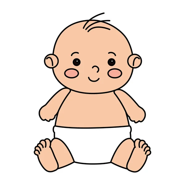 可愛い赤ちゃんのアイコン — ストックベクタ