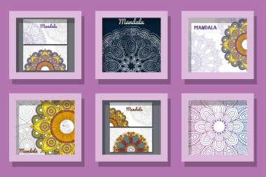 mandalas dekorasyonunun desenleri