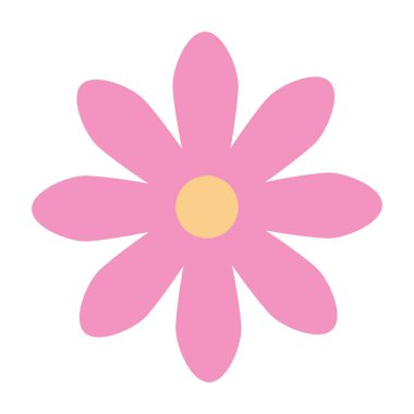 Şirin çiçek doğa izole edilmiş ikon