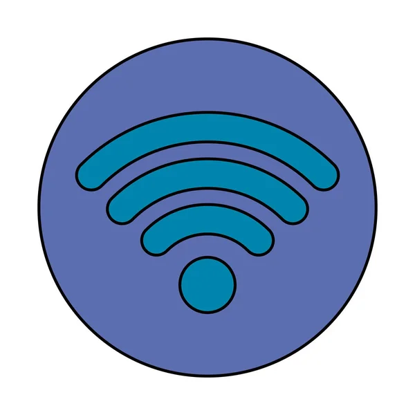 Isolated wifi icon vector design — Stock Vector