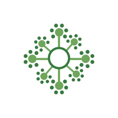 Şirin çiçek baharı yarı renk simgesi