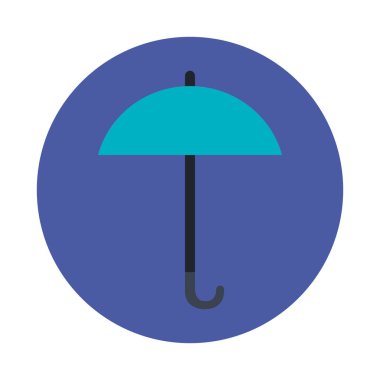 İzole edilmiş şemsiye vektör tasarımı