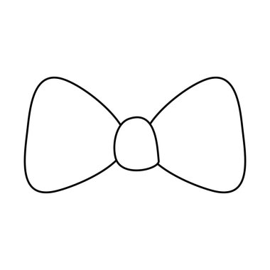 cute bow ribbon decoration icon