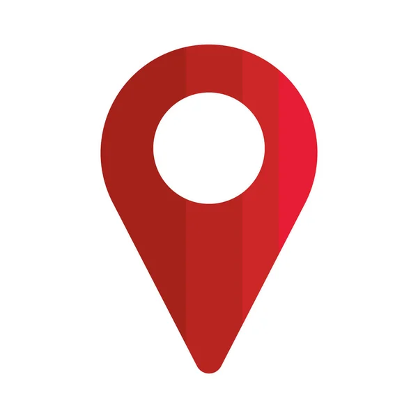 Diseño vectorial de marca de gps aislado — Vector de stock