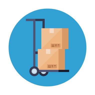 posta kutuları taşıyıcı vektör tasarımı üzerinde