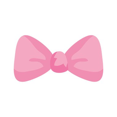 cute bow ribbon decoration icon