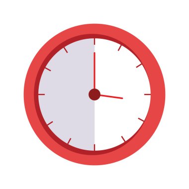 İzole edilmiş saat aracı vektör tasarımı