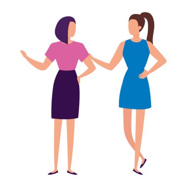 iş kadın zarif avatar karakter