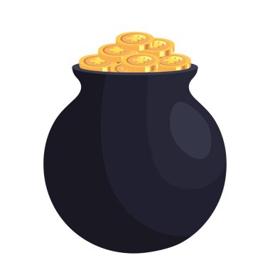 Yoncalar ve kazanlar olan sikkeler