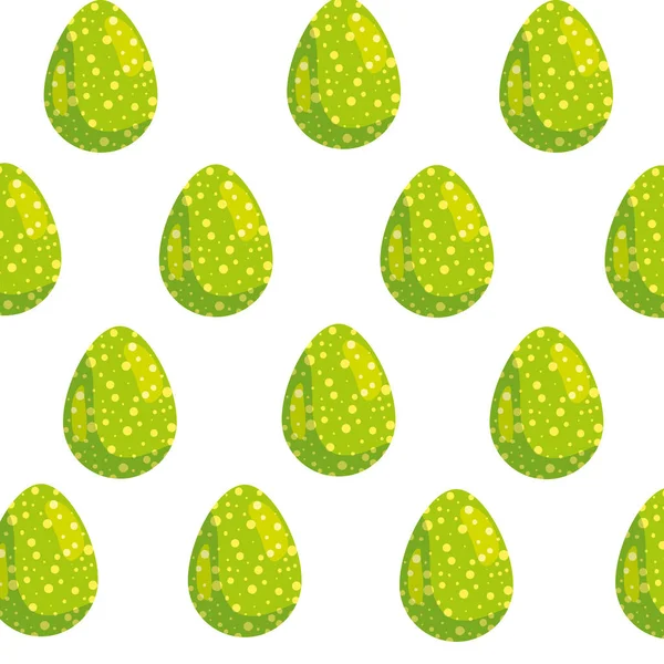 Fondo de huevos Pascua decorado con puntos — Vector de stock