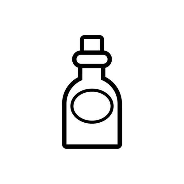 Bottle with spa product line style — Stockvektor