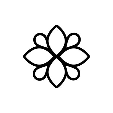 çiçek doğası spa çizgisi tarzı