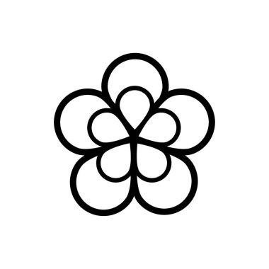 çiçek doğası spa çizgisi tarzı